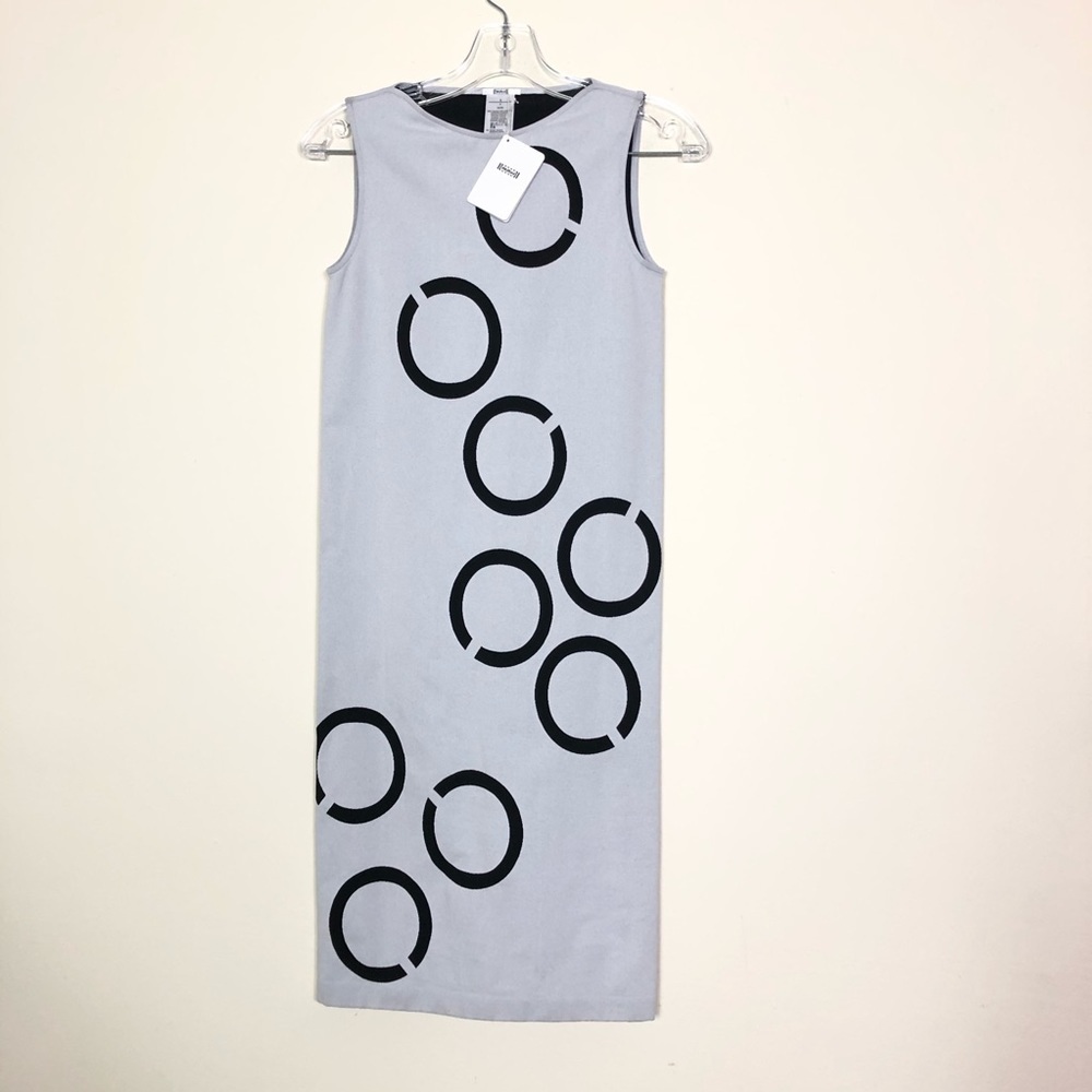 WOLFORD Hiroko Dress NWT Grey Black S print - Picture 2 of 4